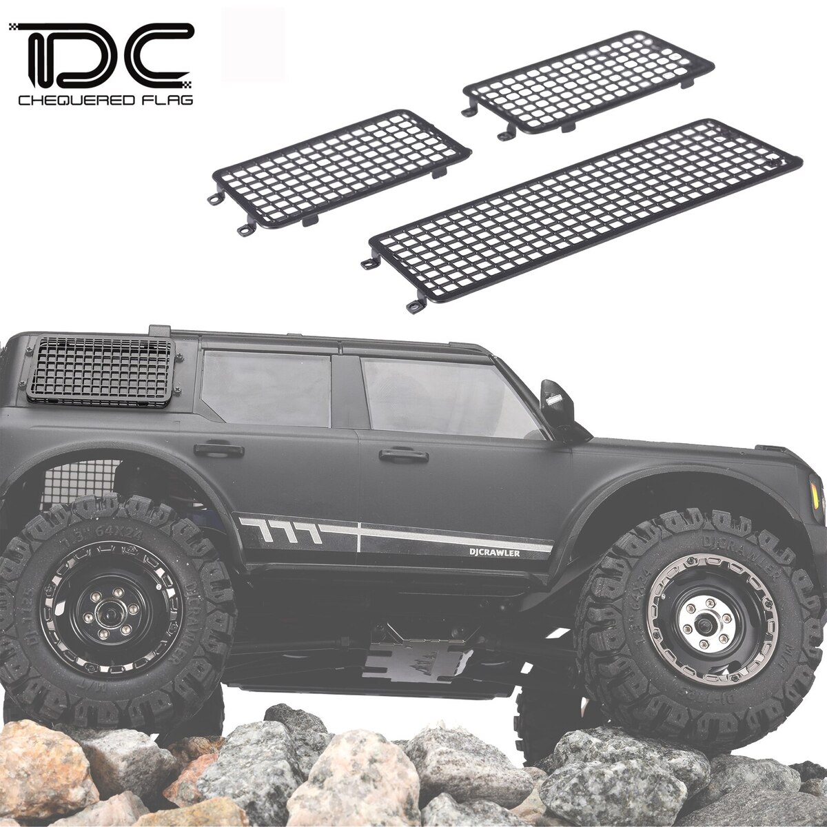 TRX-4M リア窓保護ネット ブロンコ1/18 RCクローラー Traxxas トラクサス