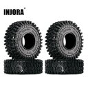 INJORA Traxxas トラクサス TRX-4M 64x24mm タイヤ 1.01/18 RCクローラー