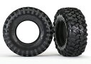 Traxxaトラクサス TRX4 純正 タイヤ 1.9 キャニオントレイルクローラータイヤ(2本)8270