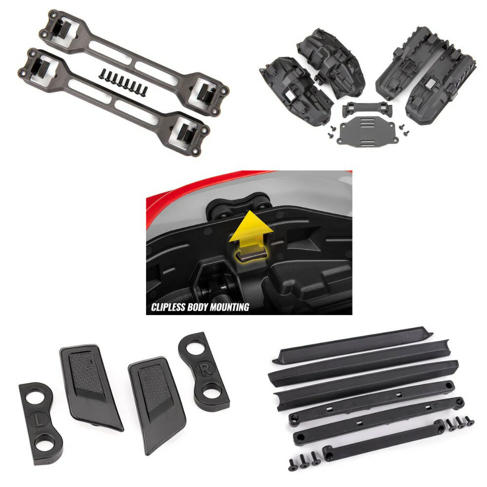 Traxxaトラクサス TRX4 スポーツ クリップレスキット