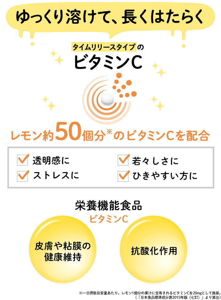 【ビタミンC サプリメント】DHC　持続型ビタミンC 30日分×3袋セット 栄養機能食品（ビタミンC） 健康食品　サプリメント　美容健康 ks-shoping-10000804 K・Sショッピング 楽天市場店 サンプル画像2