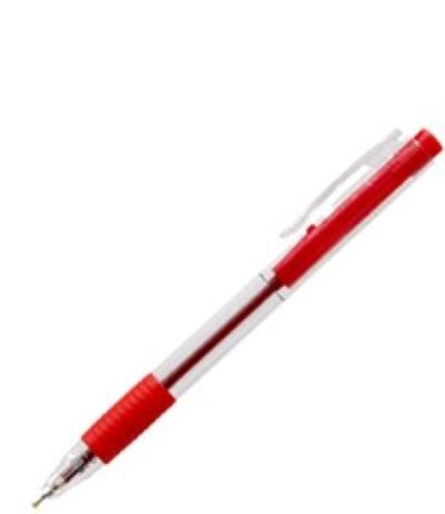 ノックボールペン　油性　5本入り×2セット 低粘性インクインクカラー：赤　ボール径0.7mm　【1000円 ポッキリ送料無料】 ks-shoping-10000992 K・Sショッピング 楽天市場店 サンプル画像2