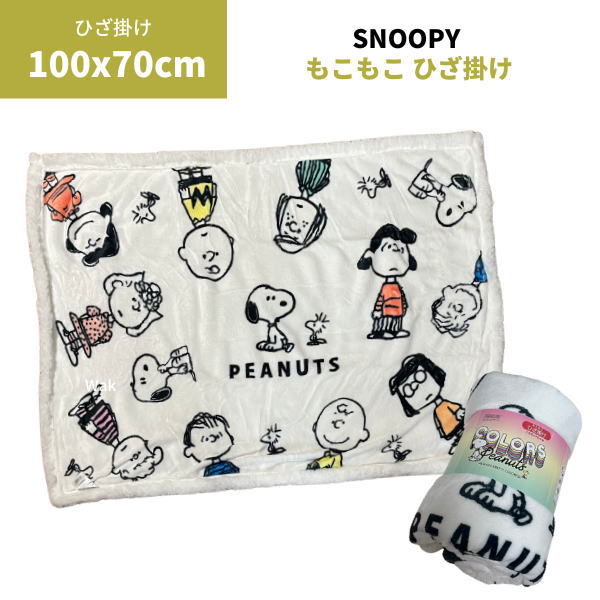 毛布 ブランケット スヌーピー SNOOPY 西川 裏ボアひざ掛け毛布 ふわふわ ブランケット 70×100cm PN2680BD　　あったか　ひざかけ