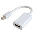 GOPPA Mini DisplayPort→HDMI変換アダプタ 15cm GP-MDPHDH/W ホワイト