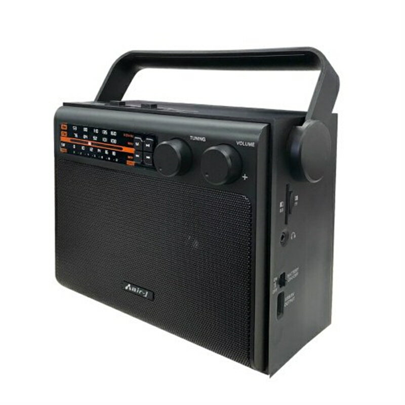 エアージェイ 機能防災マルチラジオ MBRL-5000 BK ブラック