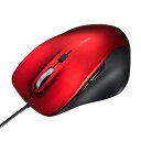 サンワサプライ 静音有線ブルーLEDマウス(5ボタン) MA-SBL198RN レッド