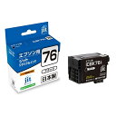ジット EPSON ICBK76 ブラック対応 ジットリサイクルインクカートリッジ JIT-AE76B ブラック