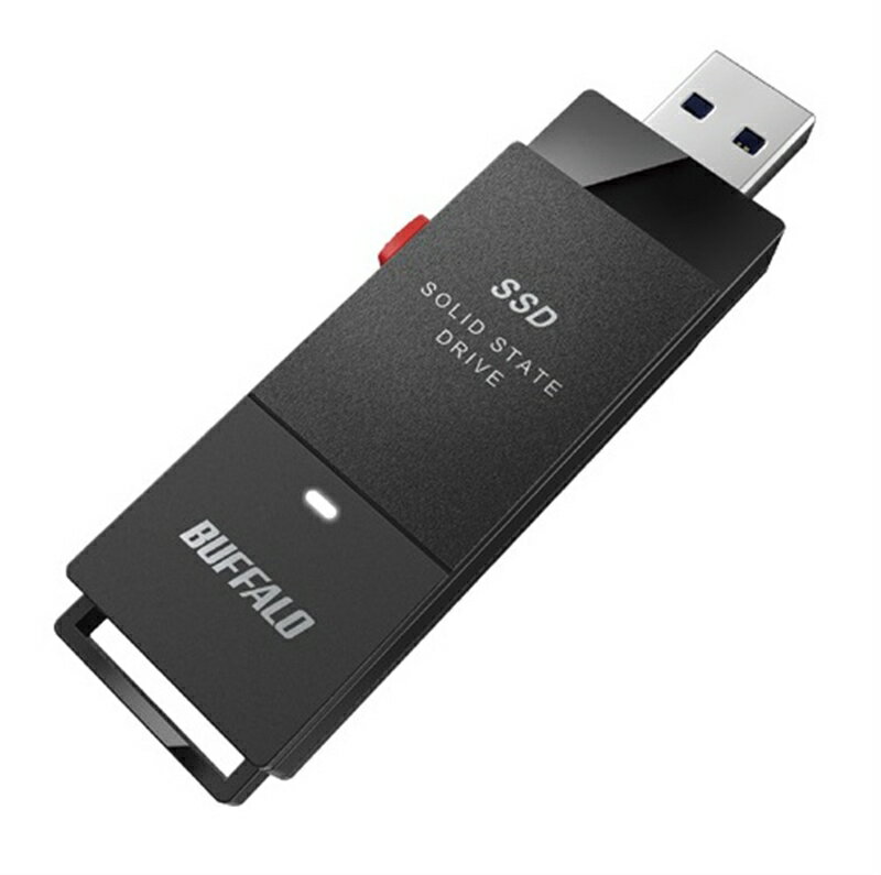 バッファロー（Buffalo） USB 3.2（Gen.1）対応 テレビ対応 スティック型SSD SSD-PUT1.0U3-BKC ブラック SSD：1TB