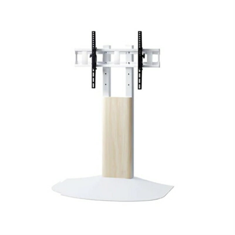 朝日木材加工 テレビスタンド（〜86V型）　SWING WS-BL840-NA ナチュラル木目＆ホワイト