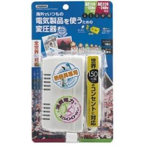 ヤザワコーポレーション マルチプラグ変圧器 HTDM130240V1500W ホワイト