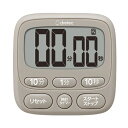 dretec(ドリテック) 時計付大画面タイマー T-612BE ベージュ