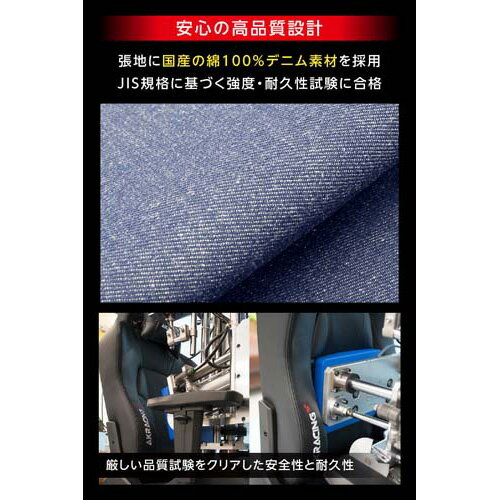 AKRacing（エーケーレーシング） Premium Denim ゲーミング・オフィスチェア Premium Denim インディゴブルー 3