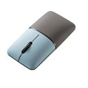 サンワサプライ 静音BluetoothブルーLEDマウス SLIMO(充電式) MA-BBS310BL ブルー