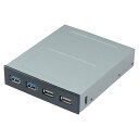 Ainex（アイネックス） 3．5インチベイ USB3．0／2．0フロントパネル PF-004B