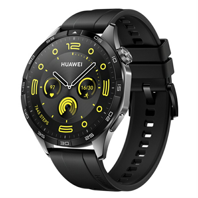 ファーウェイ スマートウォッチ レディース HUAWEI（ファーウェイ） ファーウェイ　スマートウォッチ WATCH GT4 46mm/Black(PNX-B19) ブラック