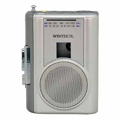 WINTECH AM／FMラジオ付テープレコーダ