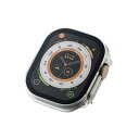 エレコム アップルウォッチ カバー Apple Watch Ultra 49mm フルカバー ケース 強化ガラス セラミックコート ゴリラガラス AW-22CF...