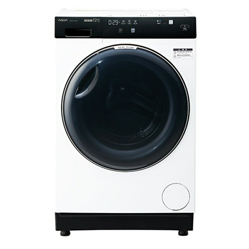 (長期無料保証/配送設置無料)AQUA（アクア） ドラム式洗濯乾燥機　まっ直ぐドラム2.0 AQW-DX12P-R(W) ..