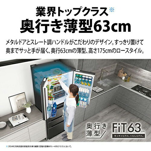 SHARP（シャープ）『冷蔵庫429L（SJ-MF43M）』