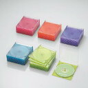エレコム CD/DVDプラケース CCD-JSCS50ASO 5色アソート(クリアピンク、クリアオレンジ、クリアグリーン、クリアブルー、クリアパープル)
