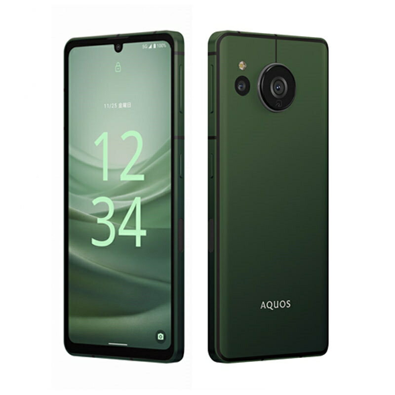 SHARP(シャープ) 5G対応SIMフリースマートフォン AQUOS sense7 SH-M24-G フォレストグリーン