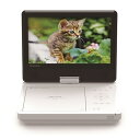 【中古】 パナソニック ポータブルDVDプレーヤー 9型ワイド液晶搭載 DVD-LX97-S