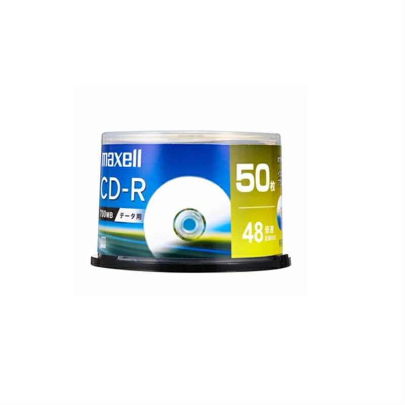 maxell（マクセル） データ用CD-R (2～48倍速対応) CDR700PN.50SP ホワイト