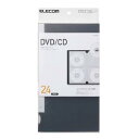 納期目安：4月中旬以降（2/22現在）・コンパクトにたっぷり収納・DVD/CDをきれいに整理・分類できる・DVD/CD用ディスクファイル【24枚収納】大量のDVDやCDをコンパクトに整理・収納できる大量のDVDやCDをコンパクトに整理・収納できるDVD/CD用ディスクファイルです。インデックスラベル付きディスクの整理・検索に便利なインデックスラベルが付属しています。背ラベルカード付き分類に便利な背ラベルカードが付属しています。ファイルケースから取り出しやすいファイル本体はフィンガーホール付きで、ファイルケースから取り出しやすくなっています。ディスクをキズから守るDVD/CD収納部には、ディスクをキズから守る不織布シートを使用しています。ディスクの飛び出しを防ぐDVD/CD収納部には、ディスクの飛び出しを防ぐストッパーが付いています。手触りのよい表面加工ファイル表面は、手触りのよいエンボス加工を施しています。シーンを選ばず使用できる彩度の高い美しいカラーを採用し、オフィスでもご家庭でもシーンを選ばずご使用いただけます。■開封後のご返品はお受けできません。対応機種をお確かめの上ご注文ください。お取り寄せの場合は、ご注文受付後にメーカーへ商品の手配を行います。万が一商品確保ができない場合は、ご案内を差し上げキャンセルをさせていただく場合がございます。ご了承いただいた上でご注文をお願いいたします。●サイズ：幅155×厚み25mm×高さ278mm●材質：本体:ポリプロピレン、背ラベルカード/インデックスラベル:紙●対象メディア：DVD/CD●収納数：24枚●付属品：背ラベルカード/インデックスラベル