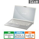 VAIO VAIO F14 i5-1334U 16G 256GB 14.0FHD VJF14190611W ウォームホワイト