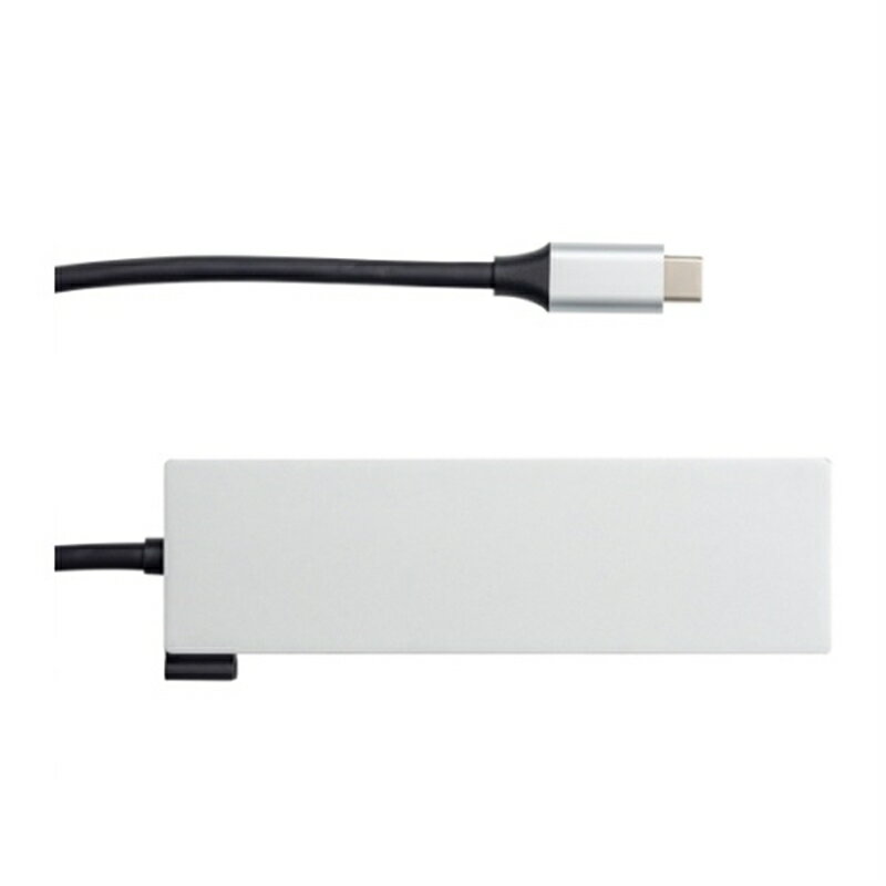 ナカバヤシ 【STIXシリーズ】PD対応Type-Cアルミドッキングステーション50cm UD-C01LSL シルバー