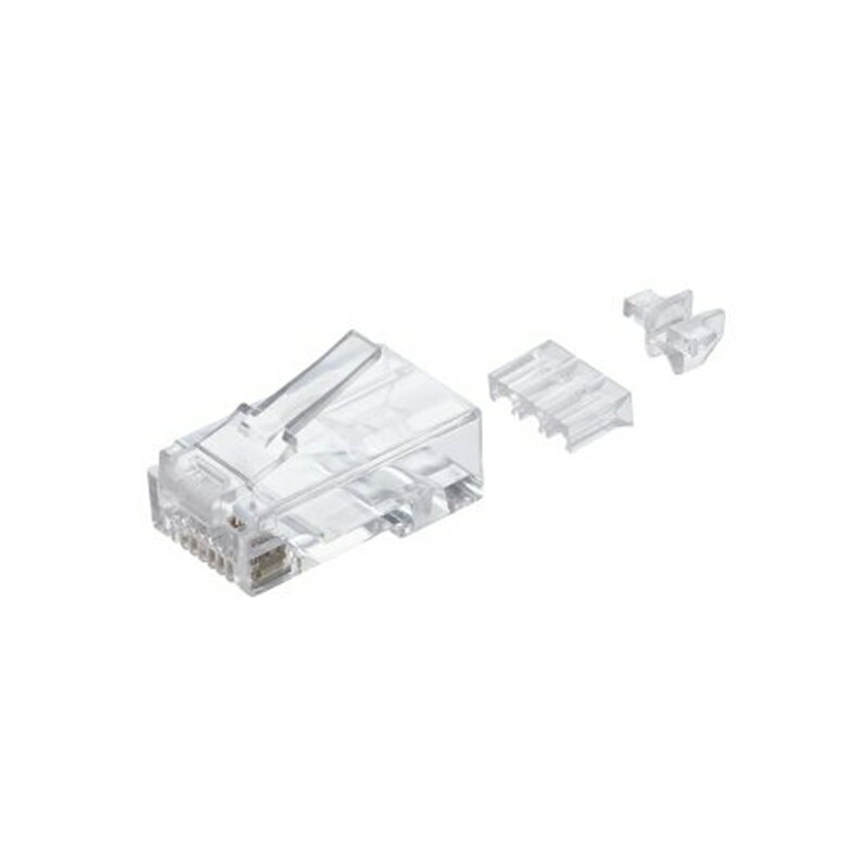 エレコム RJ45 コネクタ Cat6A Cat6 LANケーブル 用 10個入り ガイドパーツ付き LD-6RJ45T10/L