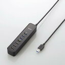 エレコム USBHUB3.0/マグネット/セルフパワー/7ポート U3H-T706SBK ブラック