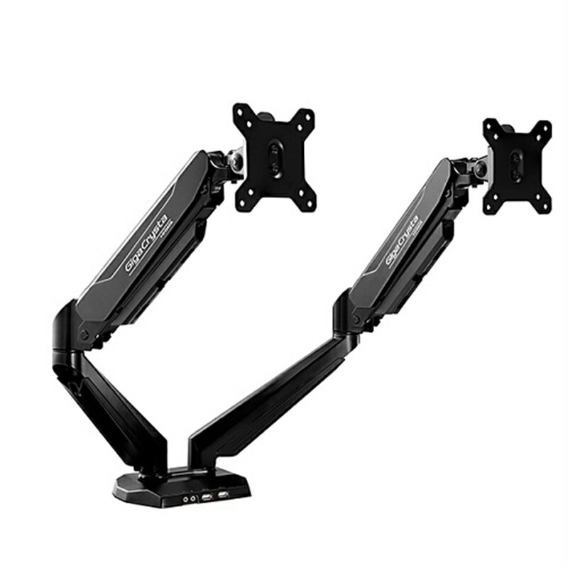 I-O DATA（アイ・オー・データ機器） モニターアーム（デュアル） DA-ARMD4 ブラック