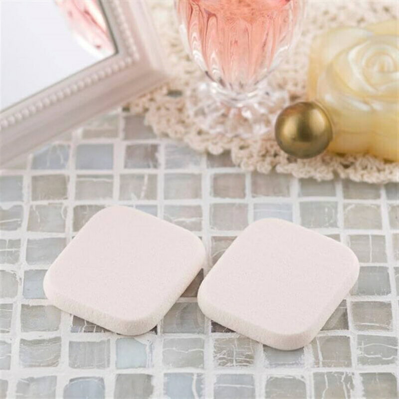 貝印 汚れが落ちやすいパフ（パウダー用） KQ3242 長角形　2P