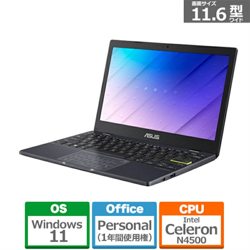 ASUS（エイスース） E210KA　11.6型モバイルパソコン E210KA-GJ01BWS ピーコックブルー
