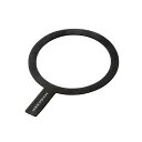 エレコム MAGKEEP マグネットリングステッカー AMS-MAGST2BK ブラック