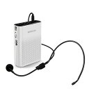 WINTECH ポータブルハンズフリー拡声器 KMA-200 ホワイト系