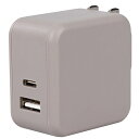 MOTTERU(モッテル) AC充電器 MOT-ACPD35WU1-GY ラテグレージュ
