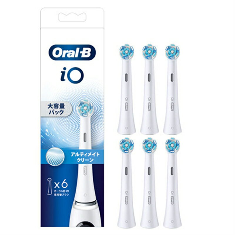 BRAUN(ブラウン) 替ハブラシ(6本)iOアルティメイトクリーン iORBCW-6EL ホワイト