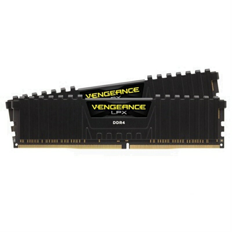 CORSAIR（コルセア） VENGEANCE LPX 16GB (2 x 8GB) DDR4 DRAM 3200MHz C16 メモリーキット CMK16GX4M2E3200C16 ブラック