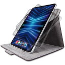 エレコム iPad Pro 11インチ 第4世代 フラップケース ソフトレザー TB-A22PM360BK ブラック