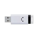 エレコム USBメモリ MF-PKU3064GWH ホワイト 容量:64GB(2)