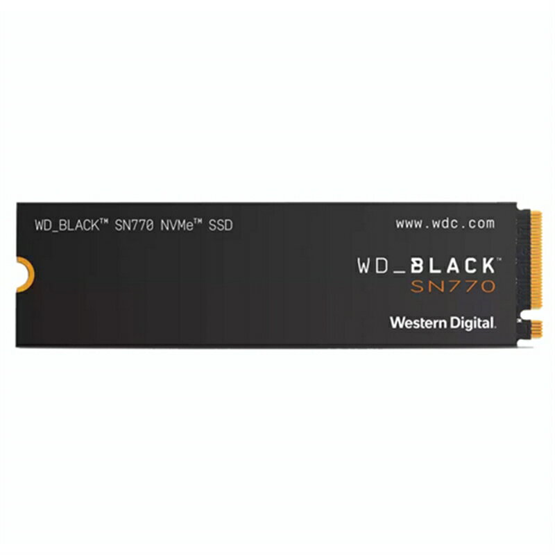 WESTERN DIGITAL SSD 1TB WD_BLACK SN770 NVMe SSD WDS100T3X0E 容量：1TB