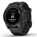 GARMIN（ガーミン） fenix 7S Pro Sapphire Dual 010-02776-52 42mm Carbon Gray シリコンバンド