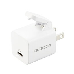 エレコム USB Type-C 充電器 PD 対応 20W タイプC ×1 MPA-ACCP31WH ホワイト