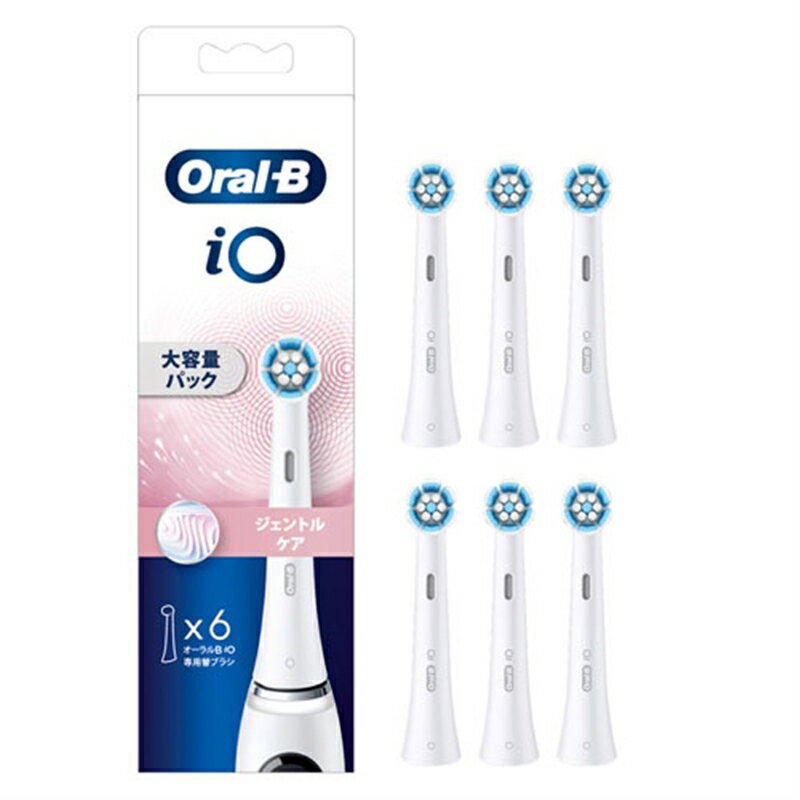 BRAUN(ブラウン) 替ハブラシ(6本)iOジェントルケア iORBSW-6EL ホワイト