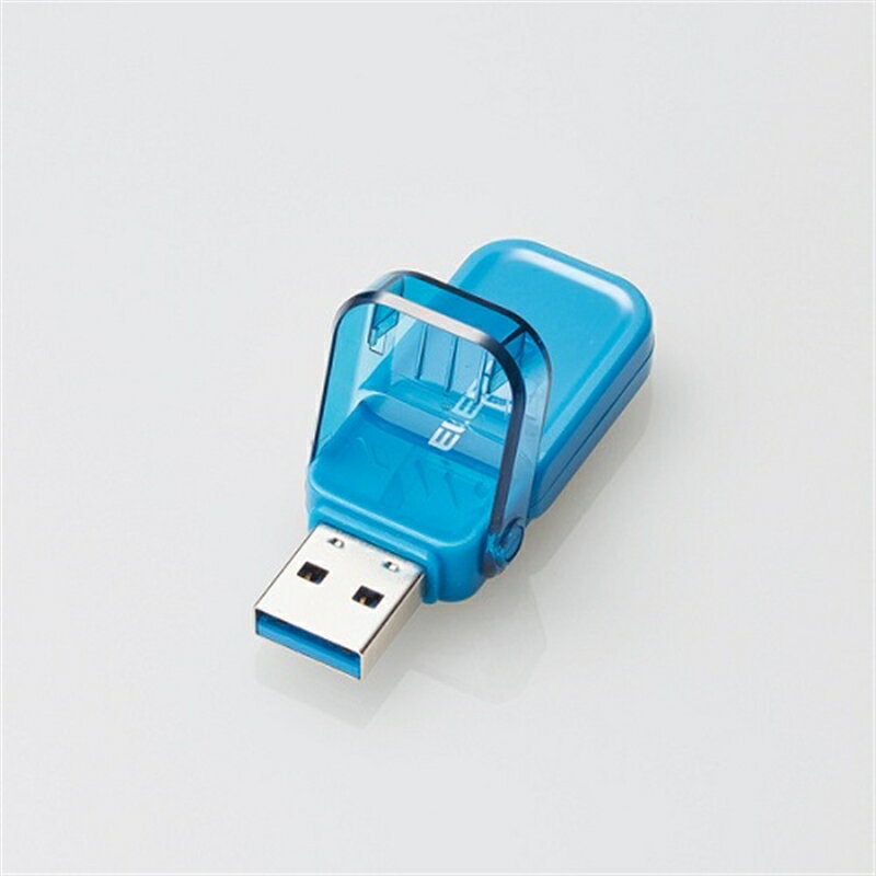 エレコム USBメモリ MF-FCU3032GBU ブルー 容量:32GB