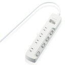 エレコム 省エネタップ/一括&個別スイッチ/4個口/3m T-E7A-2430WH ホワイト