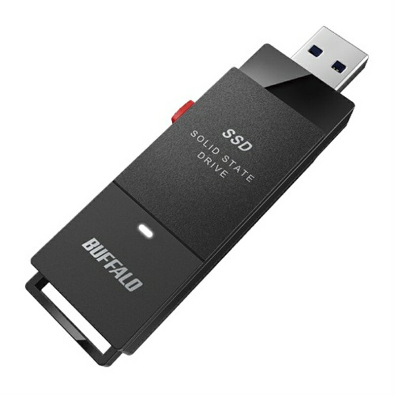 バッファロー（Buffalo） USB 3.2（Gen.1）対応 テレビ対応 スティック型SSD SSD-PUT250U3-BKC ブラック SSD：250GB