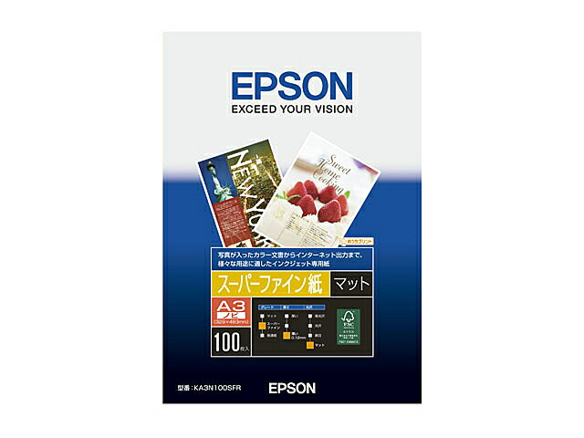 EPSONiGv\j X[p[t@C KA3N100SFR A3mrTCYi329~483mmj/ 100